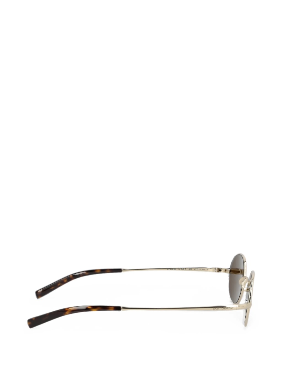 Ochelari de soare Saint Laurent aurii - Img 3