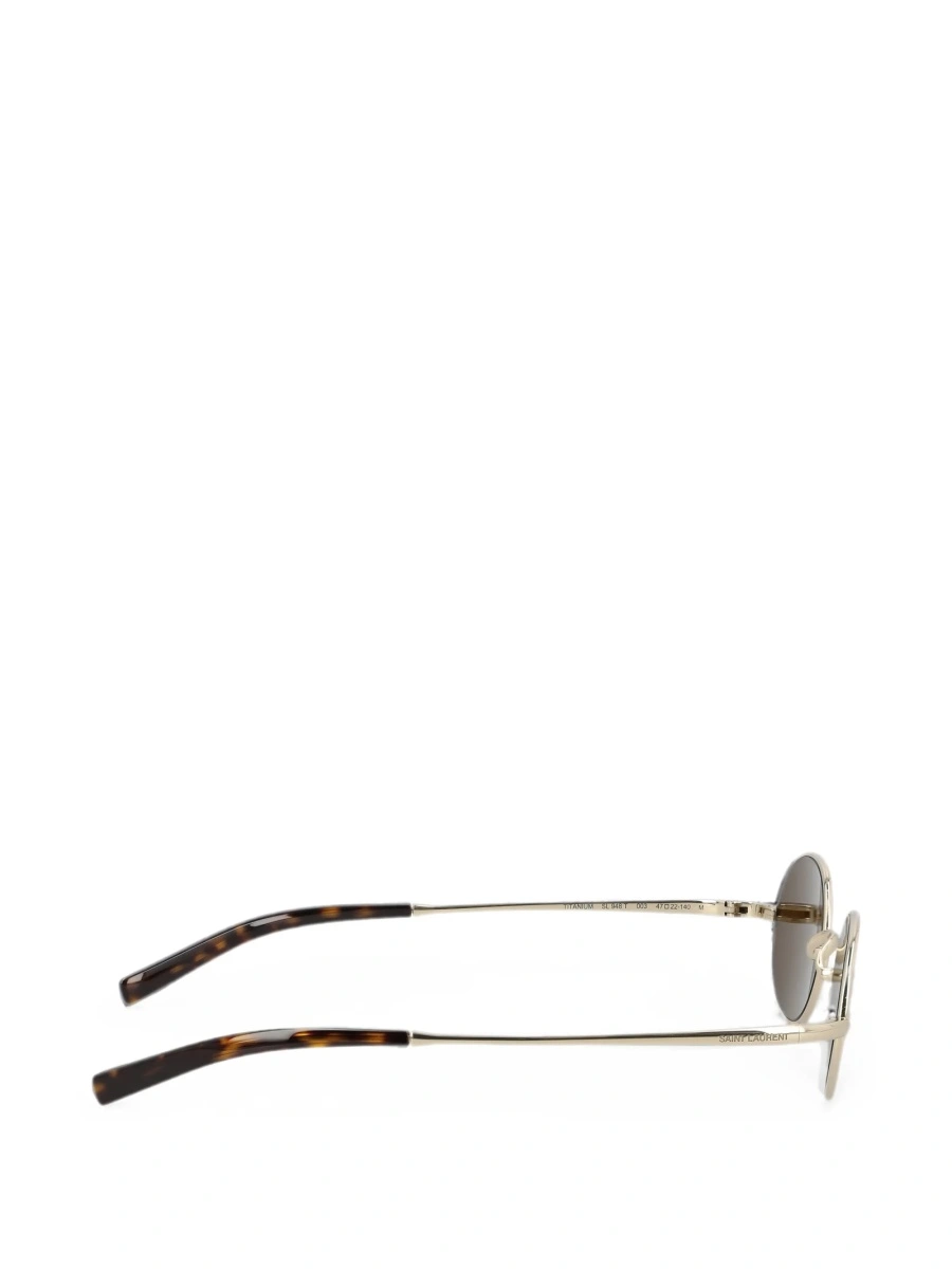 Ochelari de soare Saint Laurent aurii - Img 3