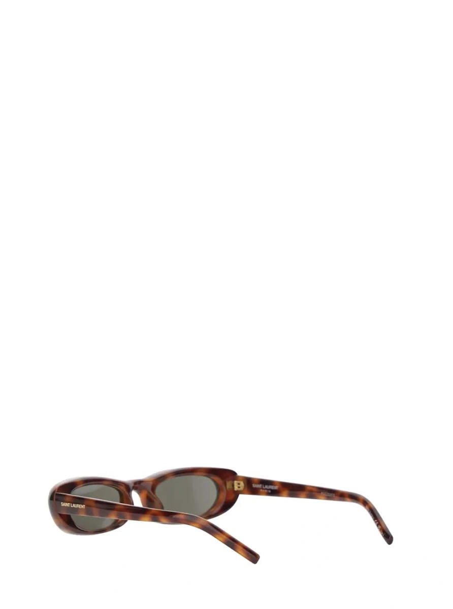 Ochelari de soare Saint Laurent maro din acetat - Img 2