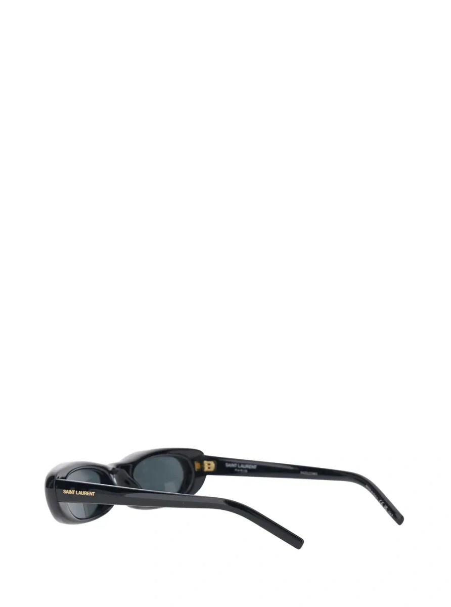 Ochelari de soare Saint Laurent negri din acetat '557' - Img 2