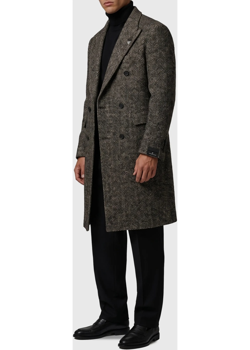 Paltoane Double-Breasted Pino Lerario London Coat - Img 4