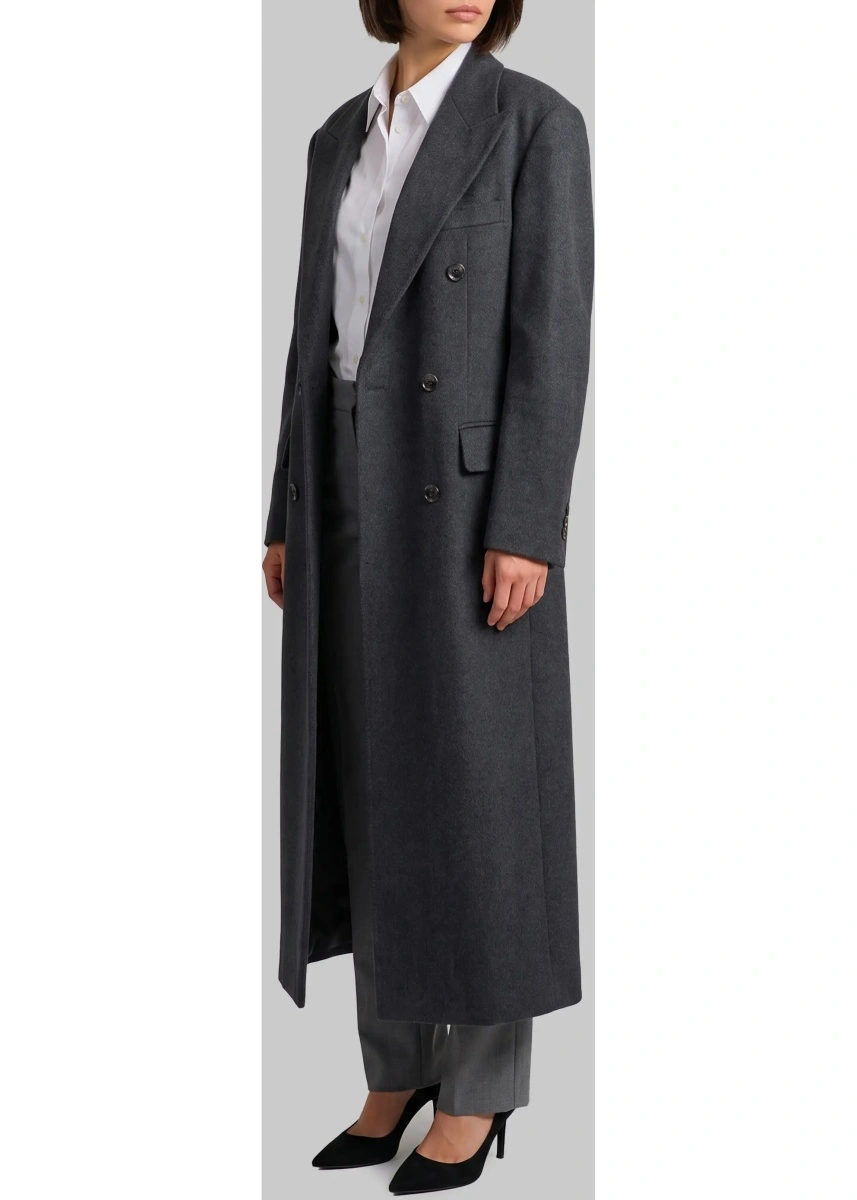 Palton Caitlyn Double-Breasted Coat - Img 2