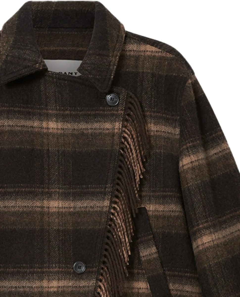 Palton Galeane wool-blend short Coat - Img 4