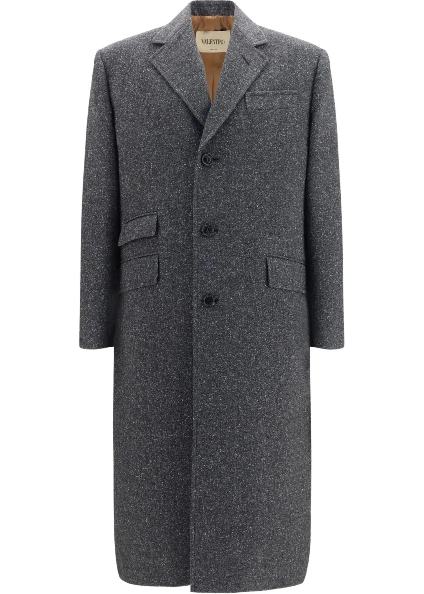 Palton Long single-breasted Coat - Img 6