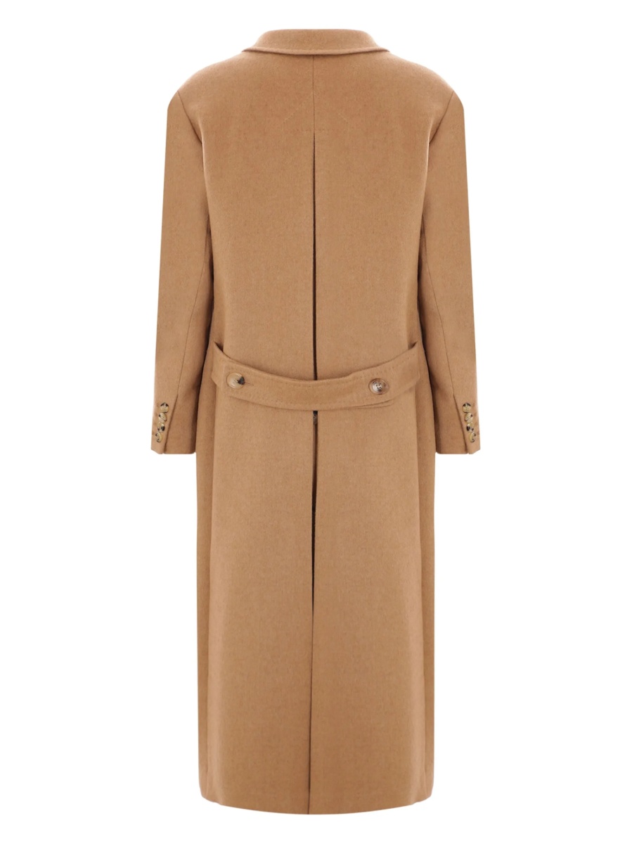 Palton Max Mara maro din par de camila - Img 2