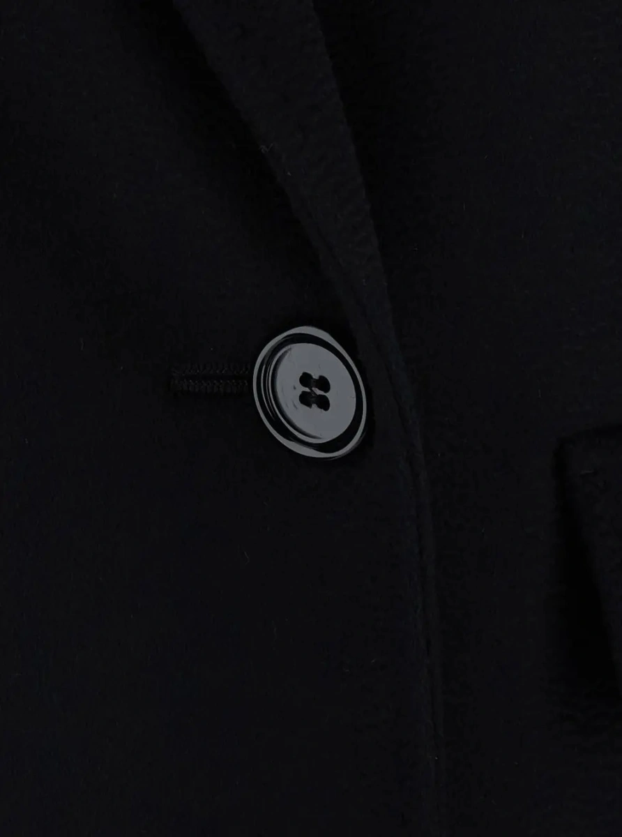 Palton MaxMara Studio negru din lana 'EFFIGE' - Img 3
