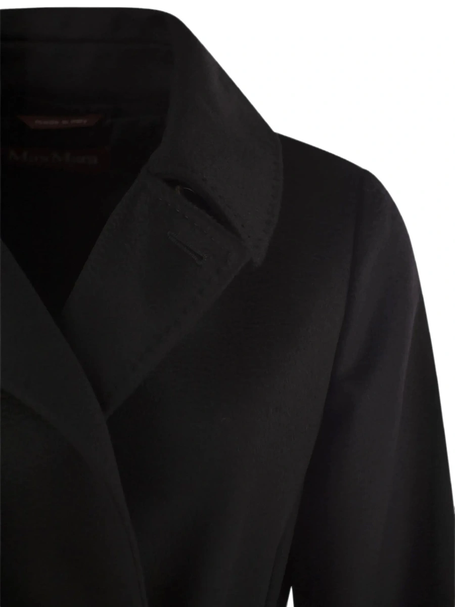 Palton MaxMara Studio negru din lana - Img 6