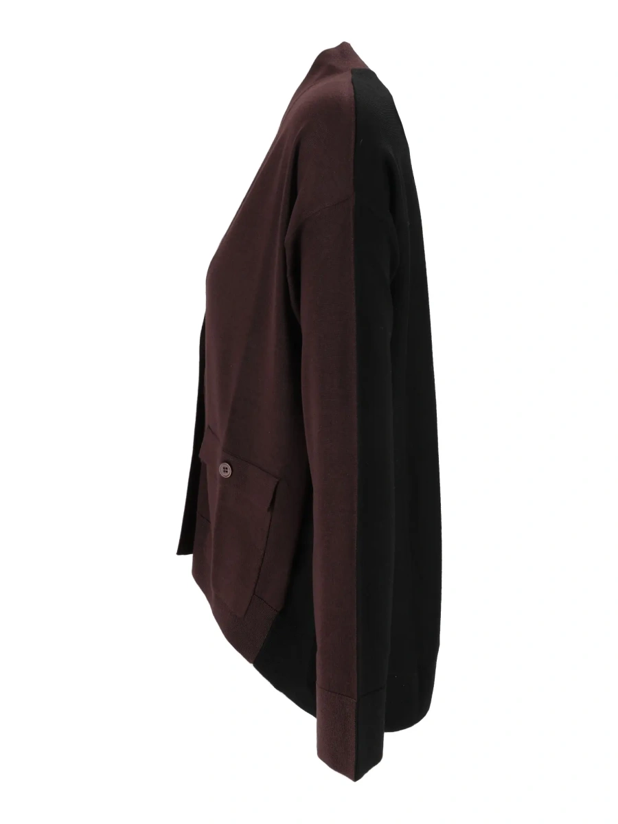 Palton ROUNDED COLOUR BLOCK JACKET W/POCKETS - Img 2