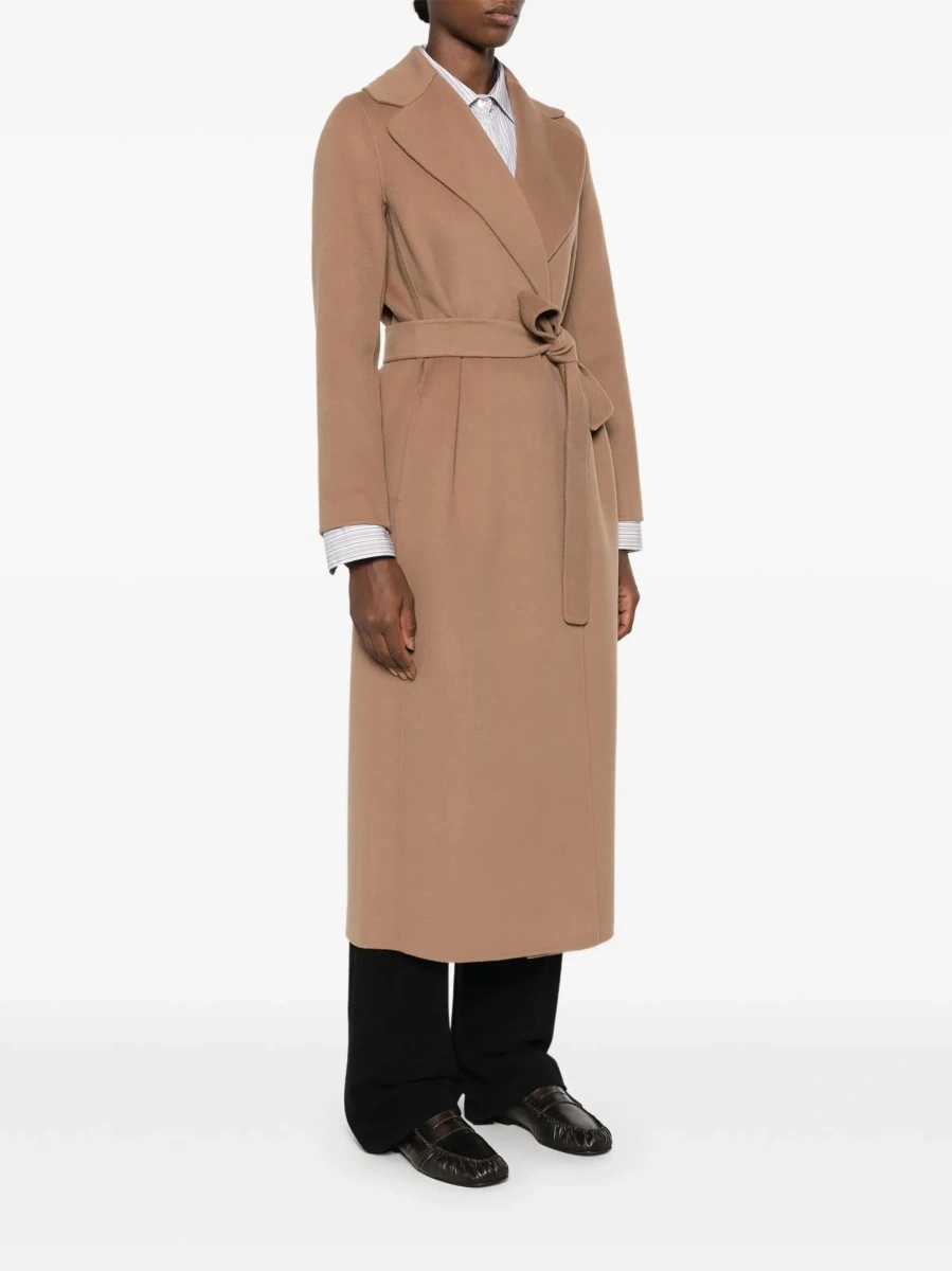 Palton 'S MAXMARA bej din lana 'POLDO' - Img 5