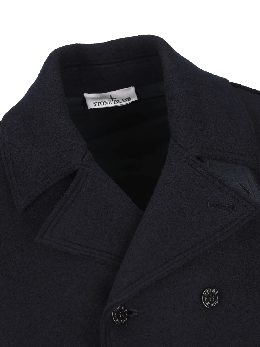 Palton Stone Island negru - Img 4