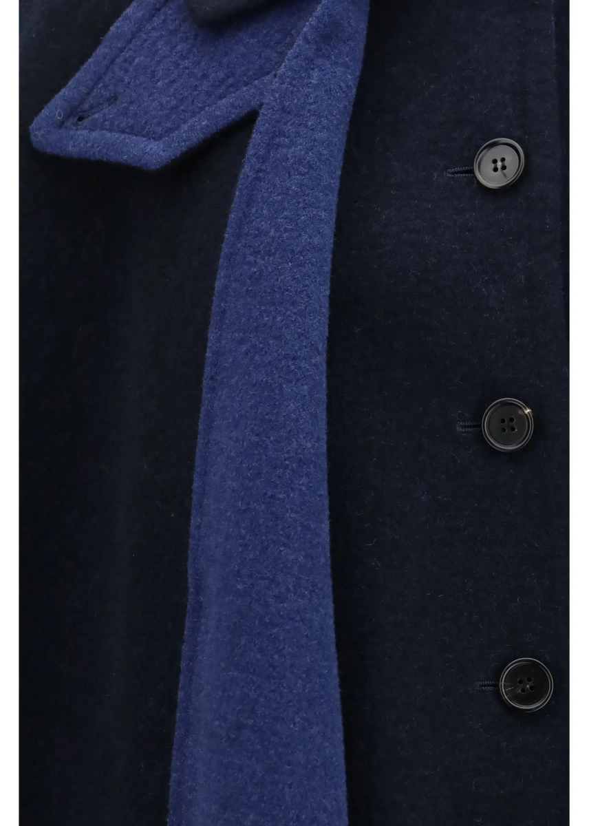 Palton Virgin wool Cape - Img 3