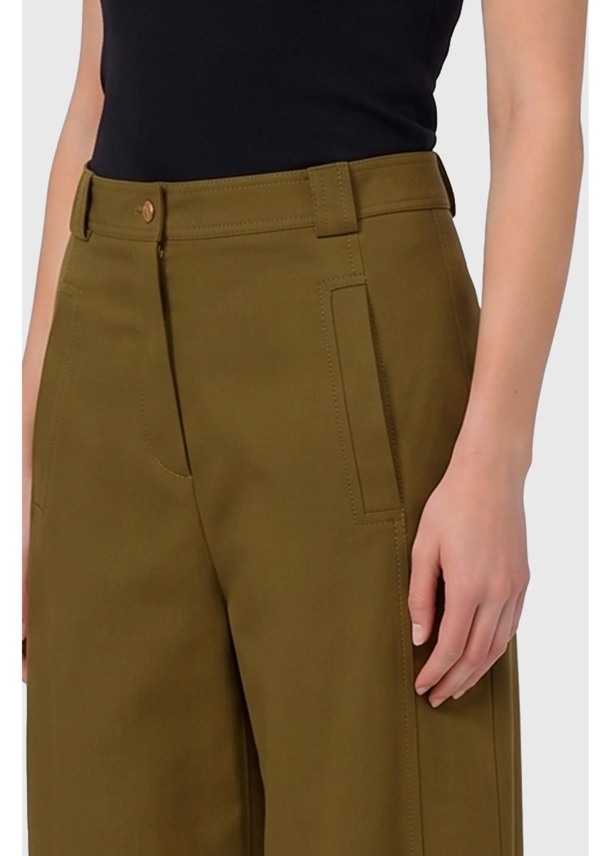 Pantaloni Adorni Stretch Cotton Canvas Trousers - Img 3