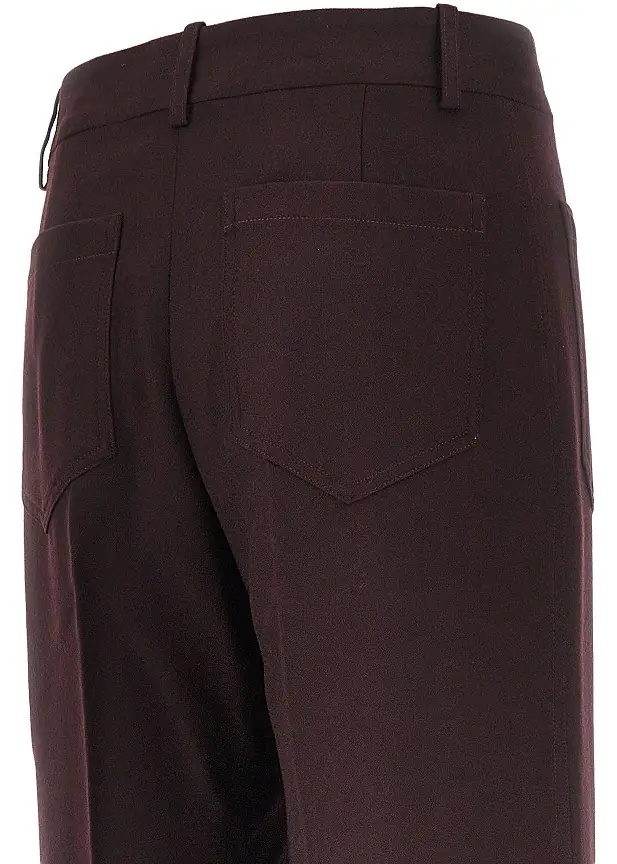 Pantaloni 'Alina' wool flannel pants - Img 4