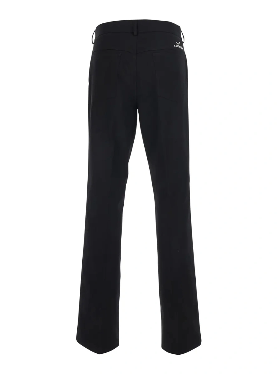 Pantaloni AMIRI negri din bumbac - Img 2