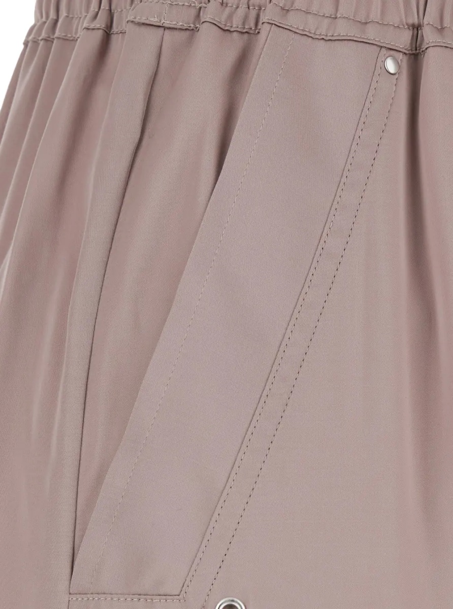 Pantaloni 'Belas Pink Cargo Pants with elasticated waistband and drawstring and cargo pockets in Blend viscose for women - Img 3