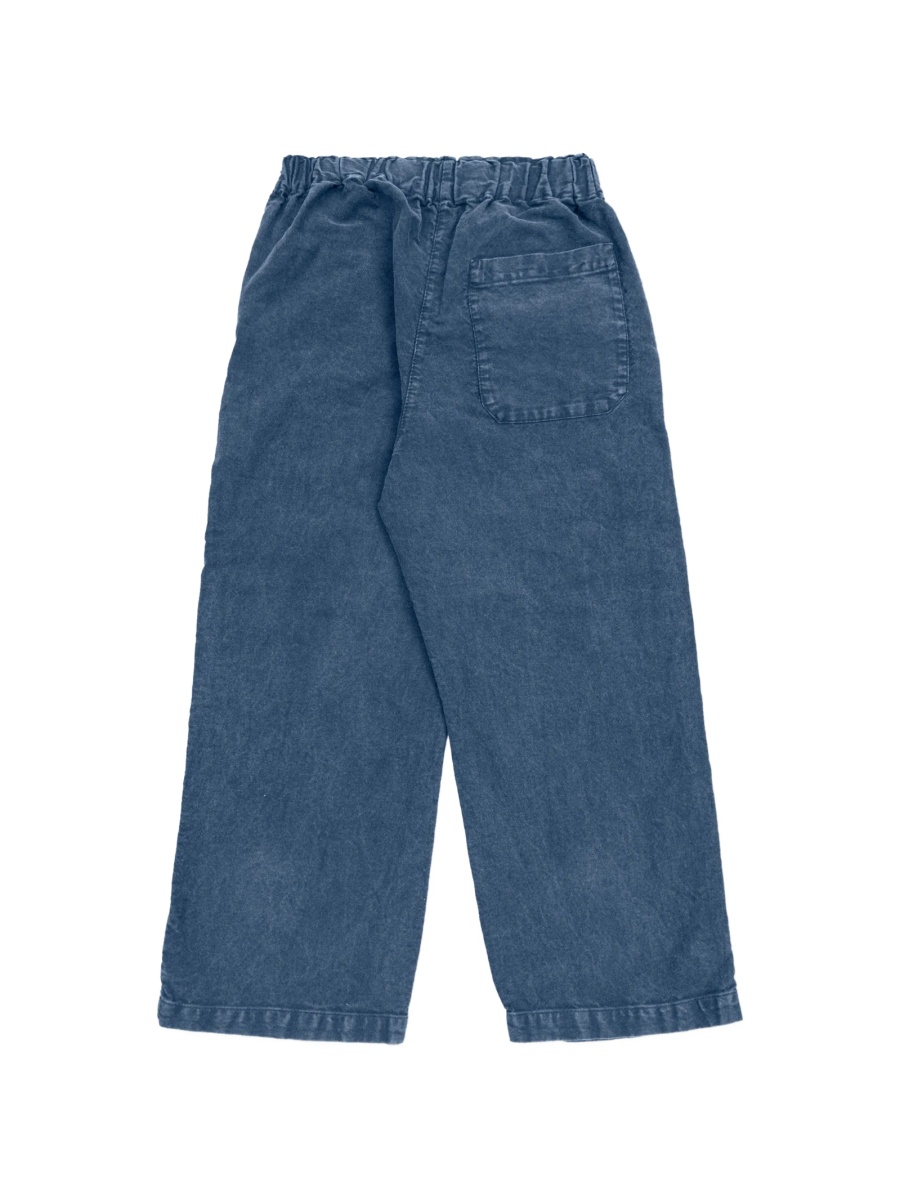 Pantaloni Bobo Choses albastri din bumbac - Img 2