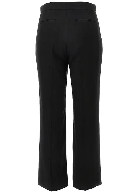 Pantaloni Canvas cropped straight leg pants - Img 3