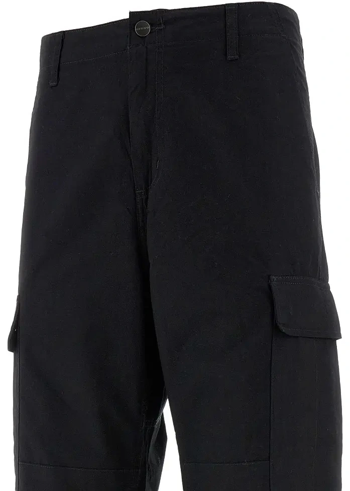 Pantaloni Carhartt negri din bumbac ripstop - Img 2