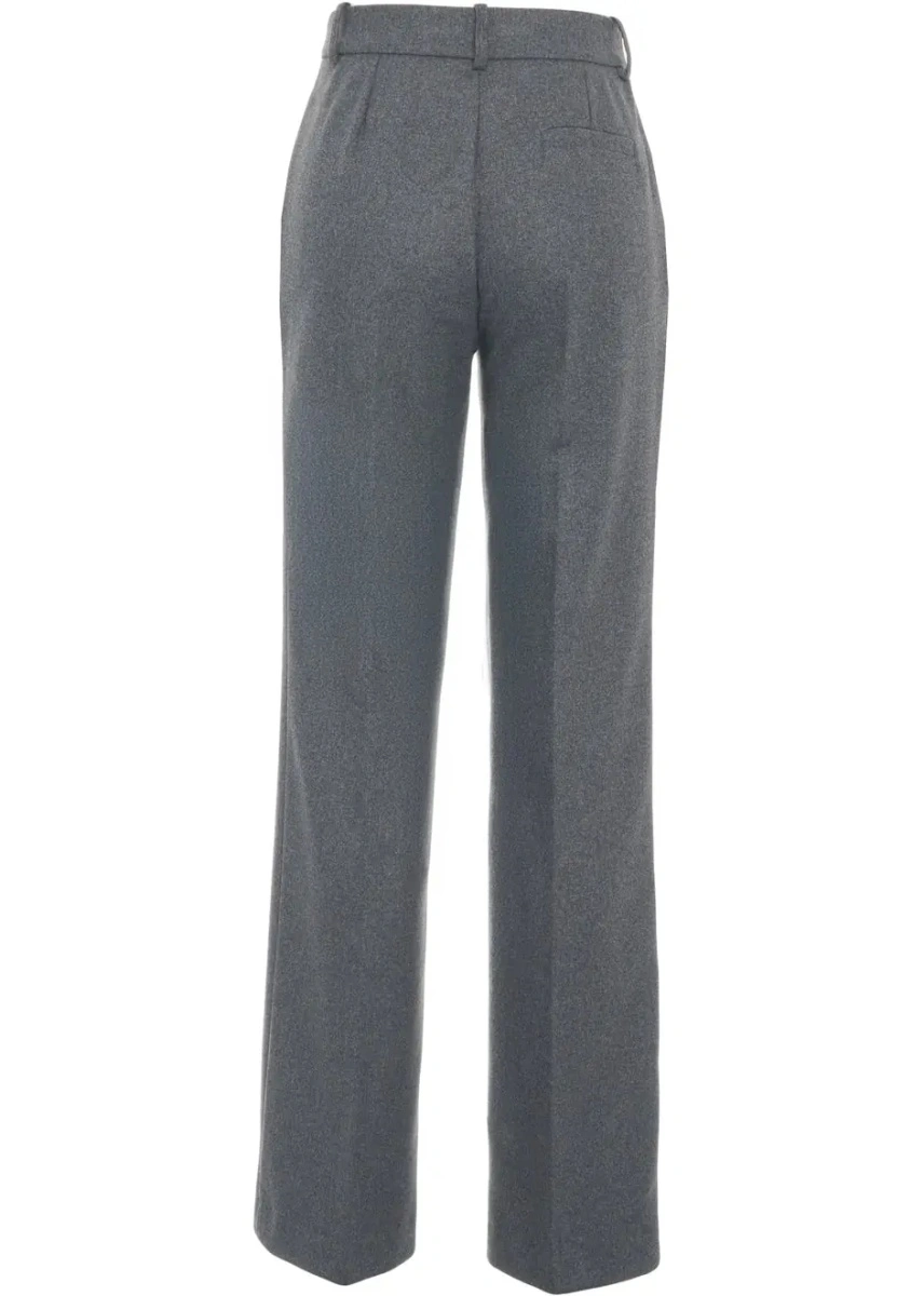 Pantaloni casual Kaos gri din lana - Img 4