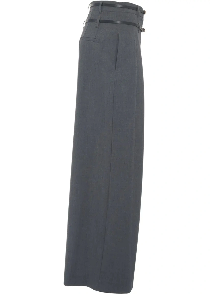 Pantaloni casual Liu Jo White gri - Img 3
