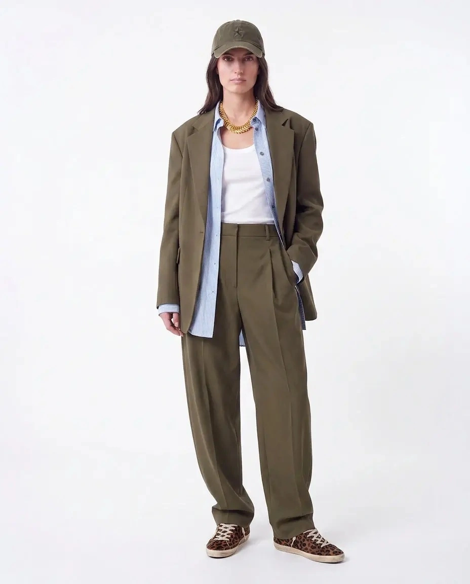 Pantaloni casual N°21 verzi - Img 3
