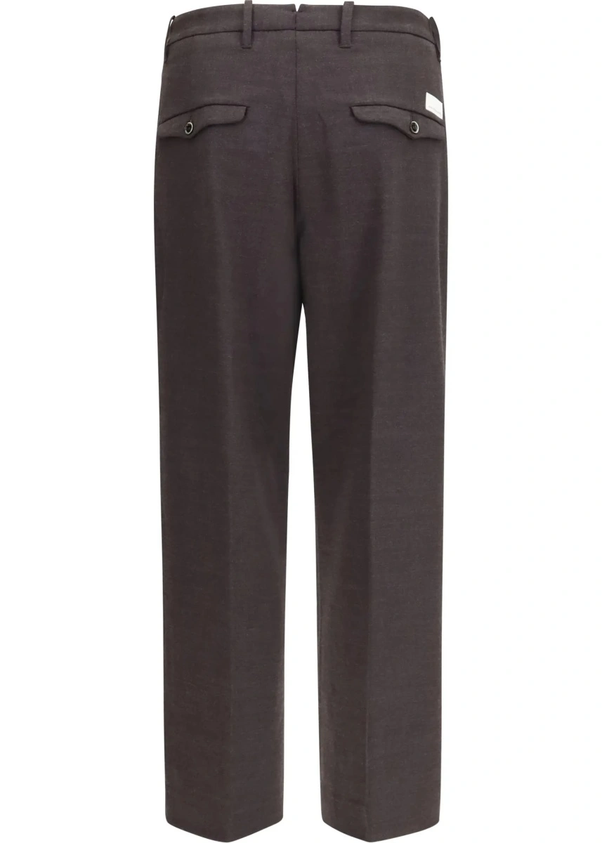 Pantaloni casual Nine in the morning multicolor din lana - Img 2