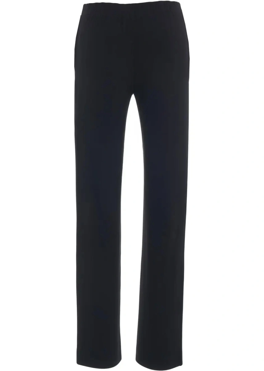 Pantaloni casual NORMA KAMALI negri - Img 4