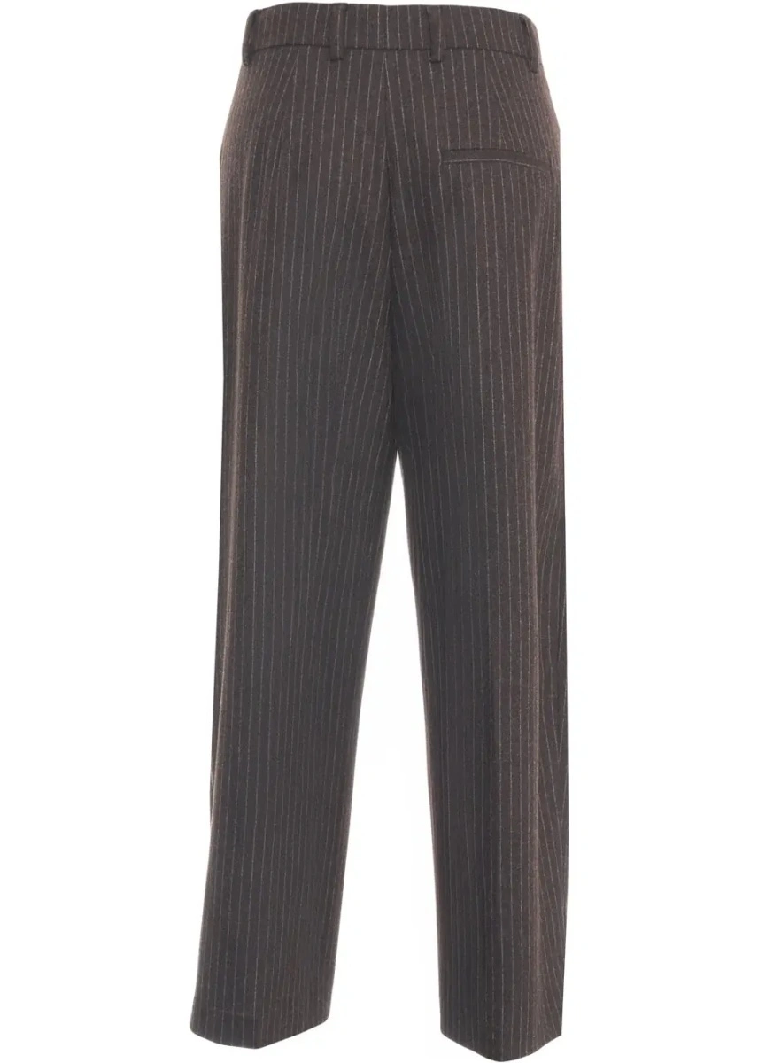 Pantaloni casual Rossi maro 'Noa Crop' - Img 4