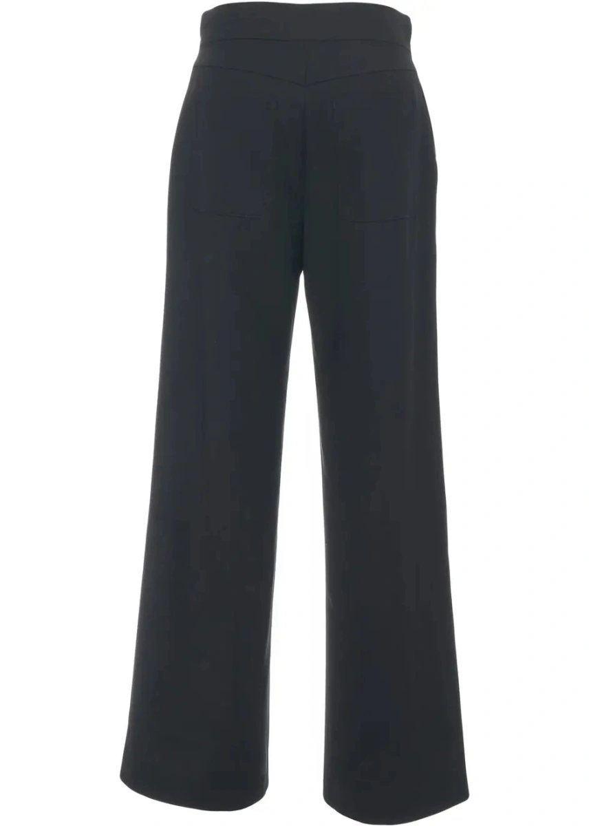 Pantaloni casual Won Hundred negri 'Lulu' - Img 4