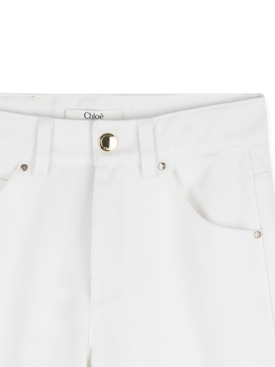 Pantaloni Chloe albi - Img 3