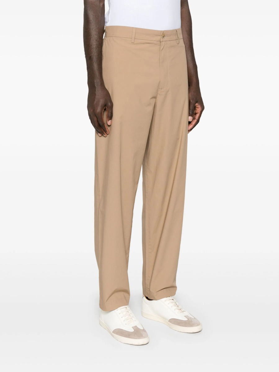 Pantaloni conici BARENA neutri din bumbac si elastan - Img 3