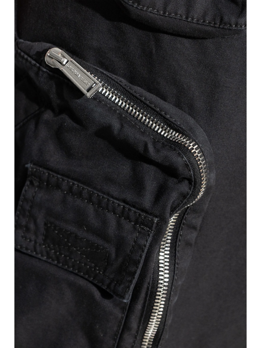 Pantaloni conici DSQUARED2 negri - Img 5
