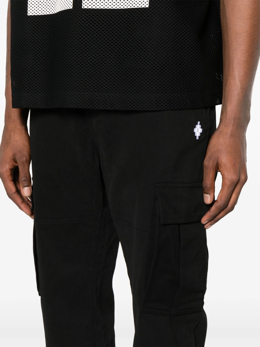 Pantaloni conici Marcelo Burlon negri - Img 5