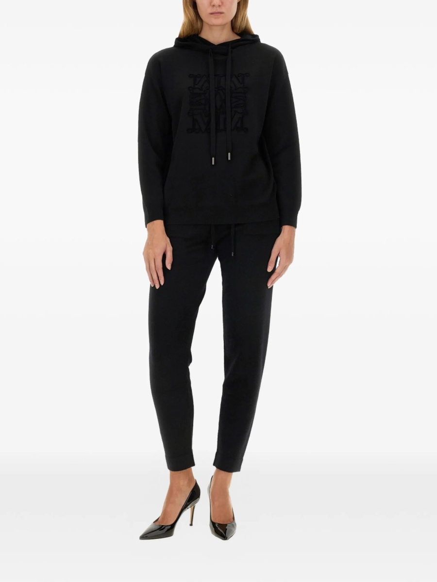 Pantaloni conici Max Mara negri - Img 2