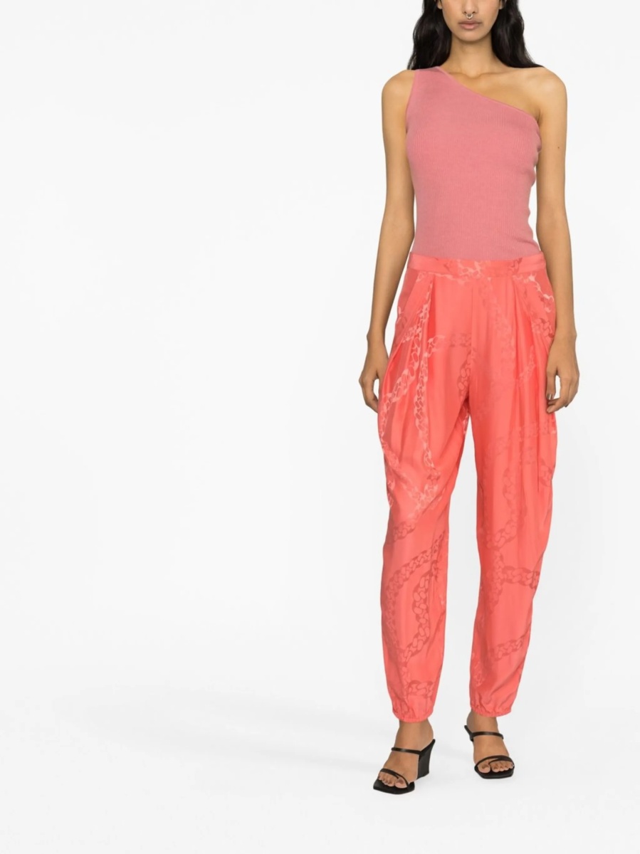 Pantaloni conici Stella McCartney roz - Img 2