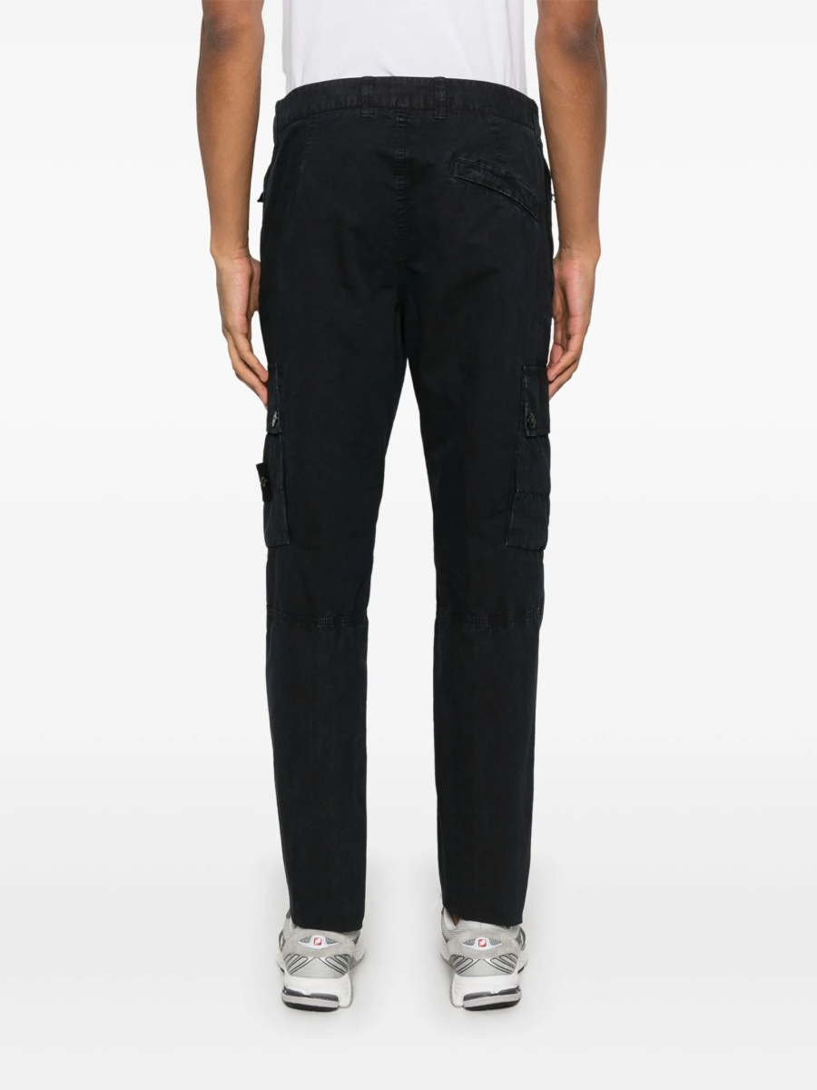 Pantaloni conici Stone Island albastri - Img 4