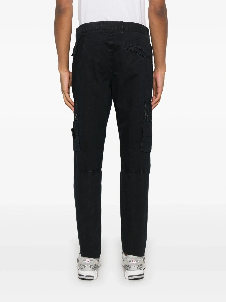 Pantaloni conici Stone Island albastri - Img 4