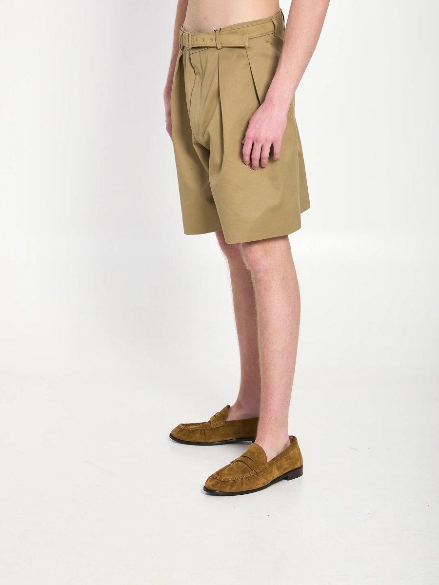 Pantaloni Cotton Drill Shorts With Belt - Img 2