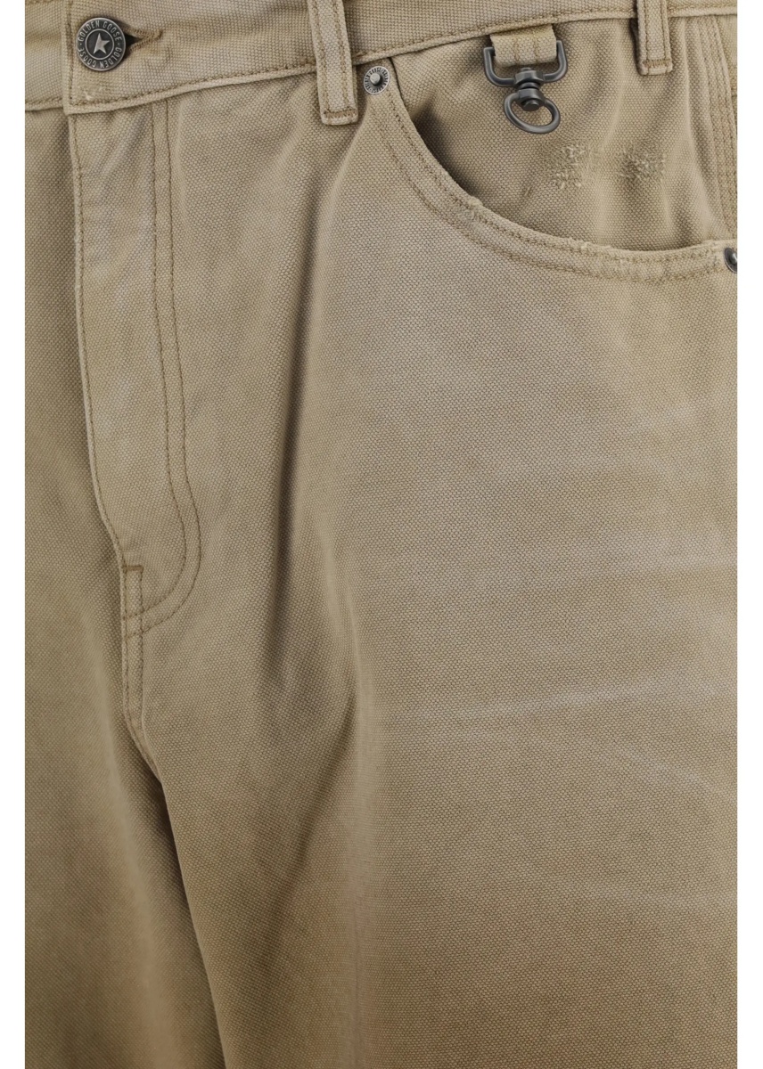 Pantaloni Cotton Pants with check detail - Img 3