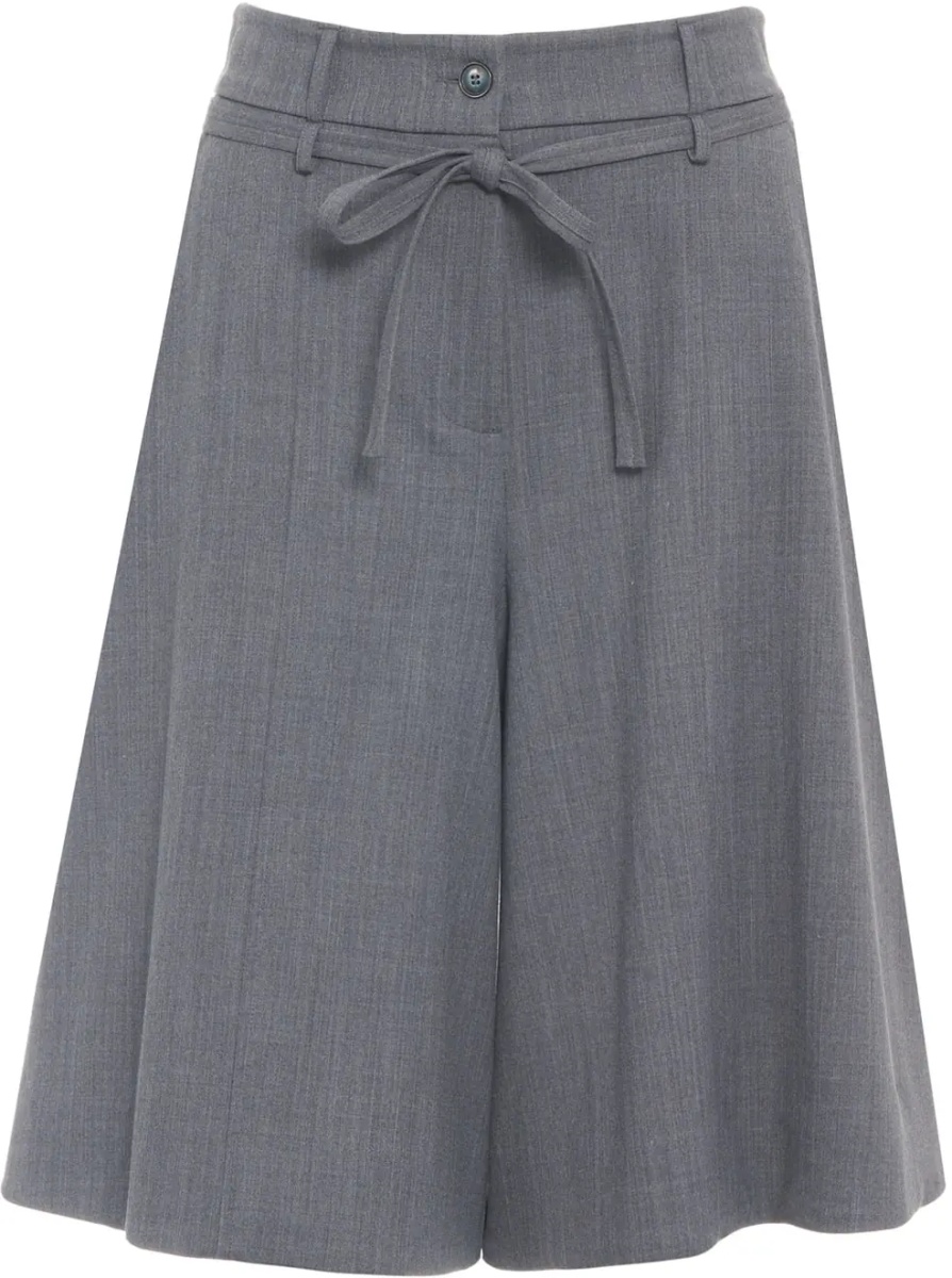 Pantaloni Culottes with waist belt - Img 2