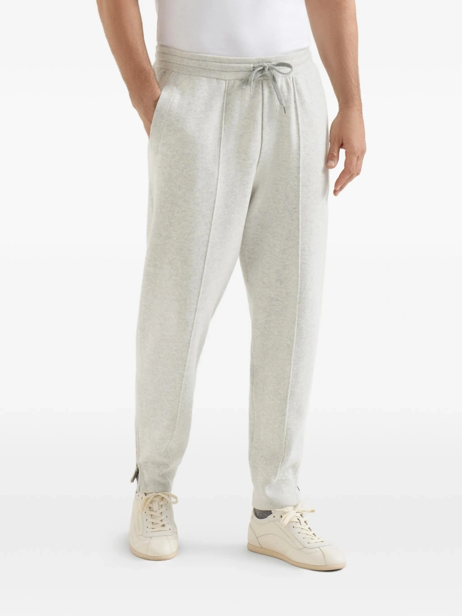 Pantaloni de trening Brunello Cucinelli gri - Img 3