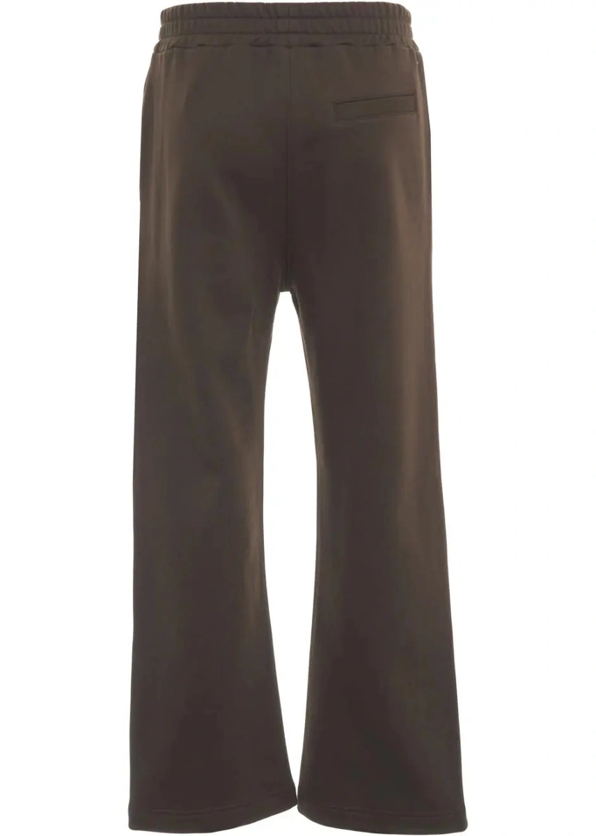 Pantaloni de trening Dondup maro din bumbac - Img 5