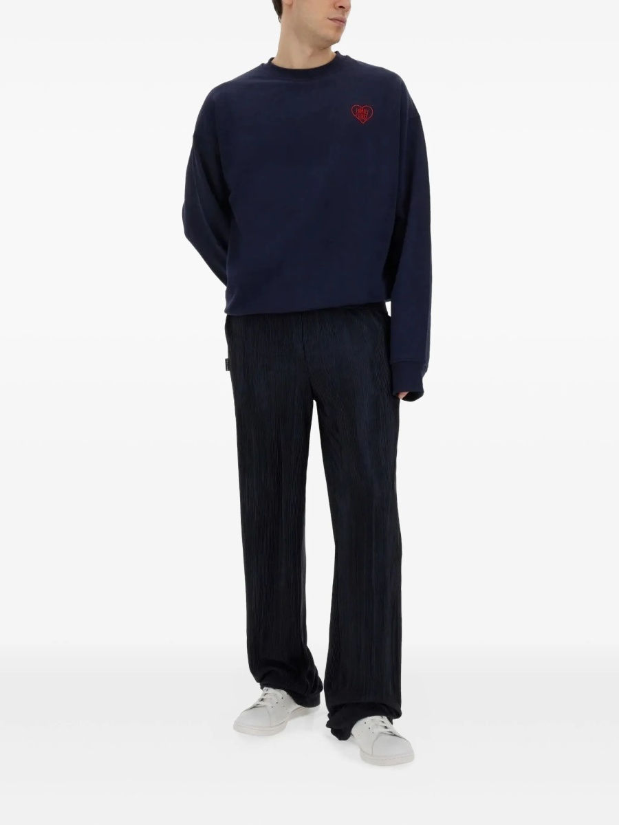 Pantaloni de trening Family First albastri din material textil - Img 2