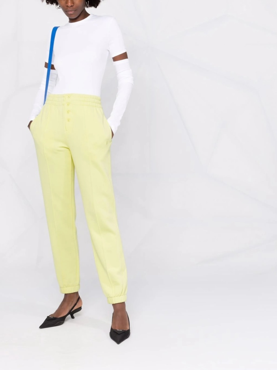 Pantaloni de trening HELMUT LANG galbeni - Img 2
