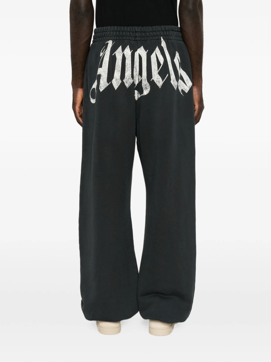 Pantaloni de trening Palm Angels track negri - Img 4