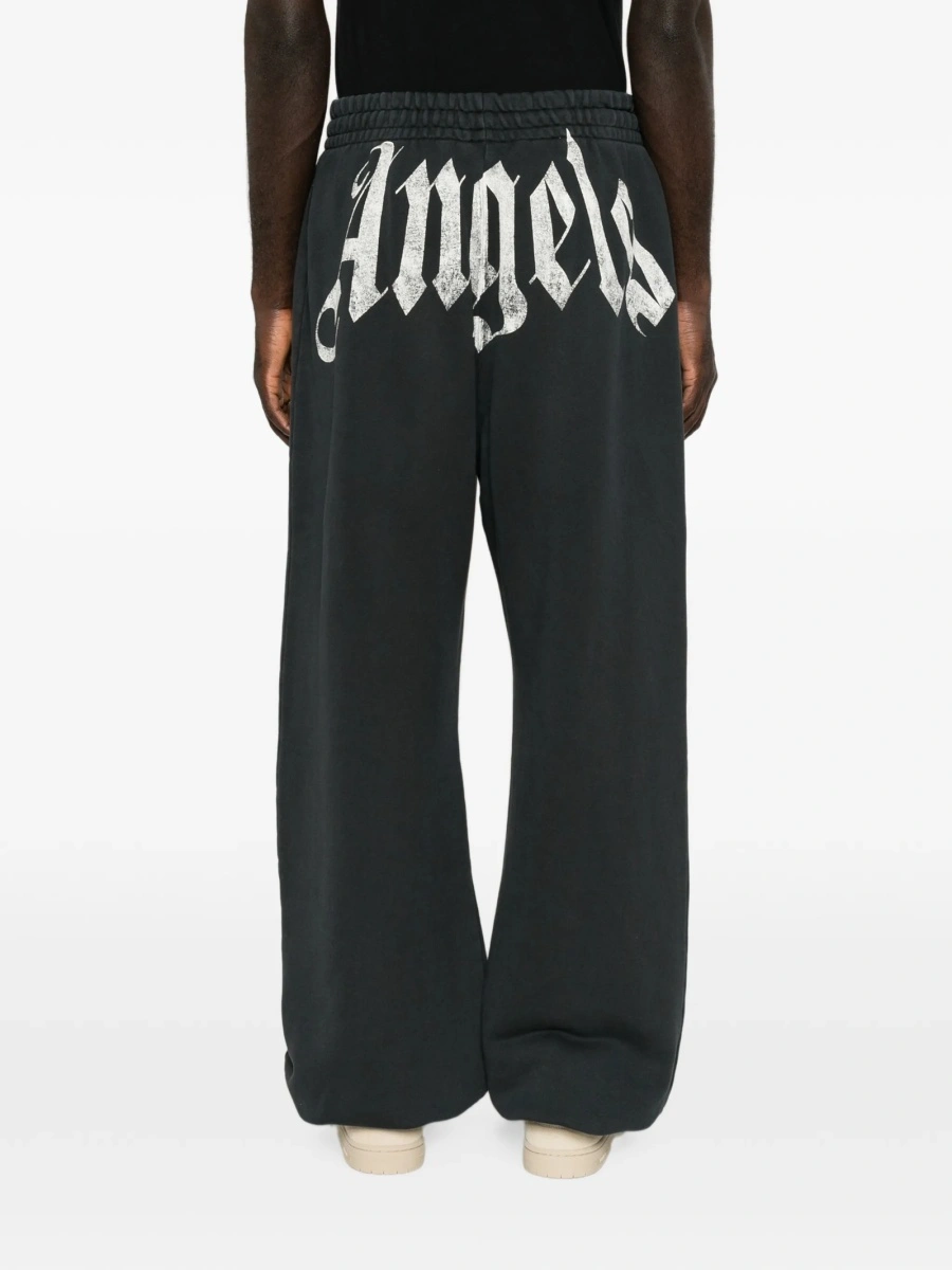 Pantaloni de trening Palm Angels track negri - Img 4