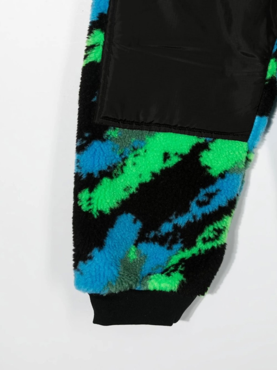 Pantaloni de trening Stella McCartney negri din poliester reciclat - Img 3