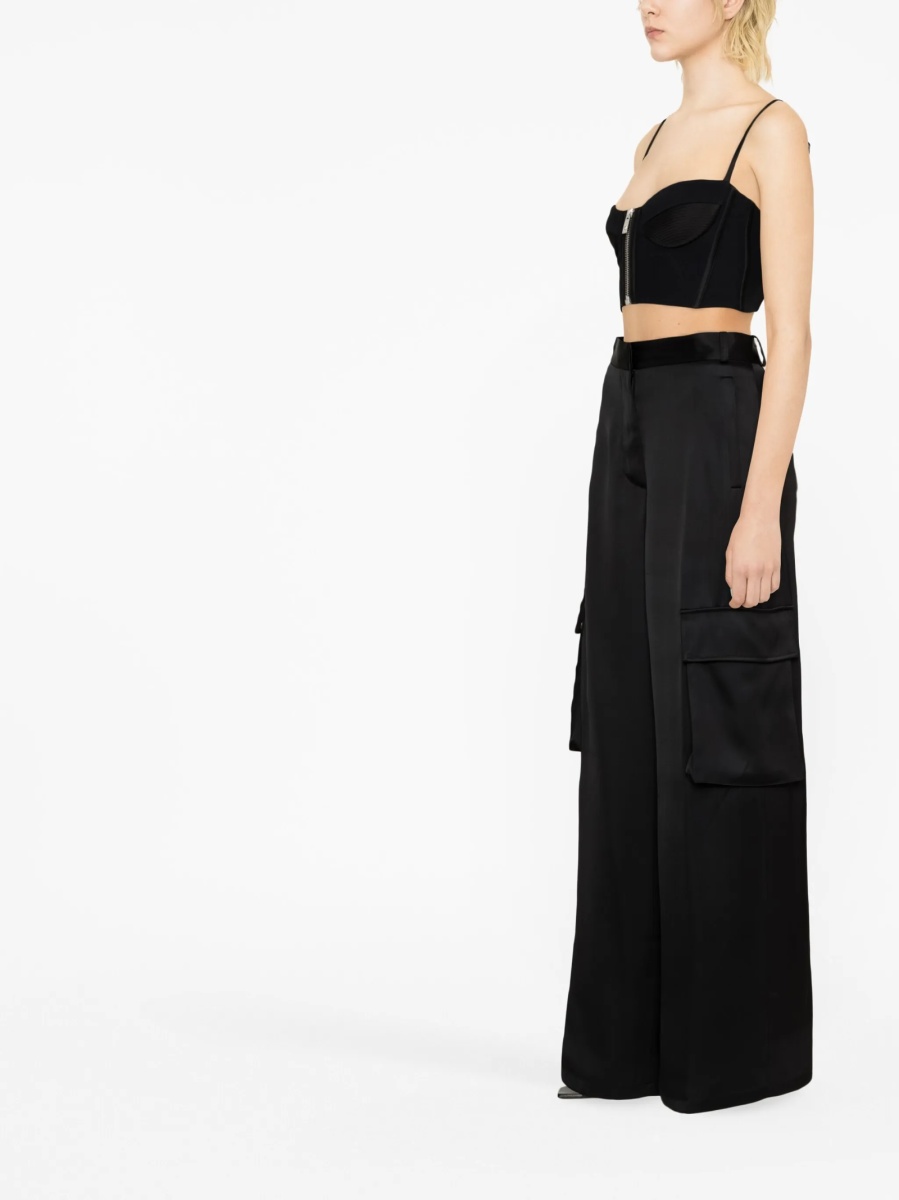 Pantaloni de trening Versace negri din vascoza - Img 4