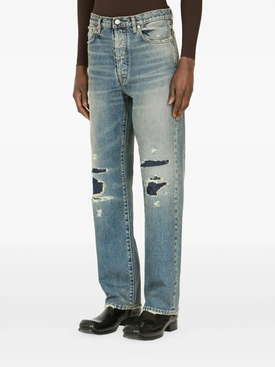 Pantaloni "Distressed" Straight-Leg Jeans - Img 8