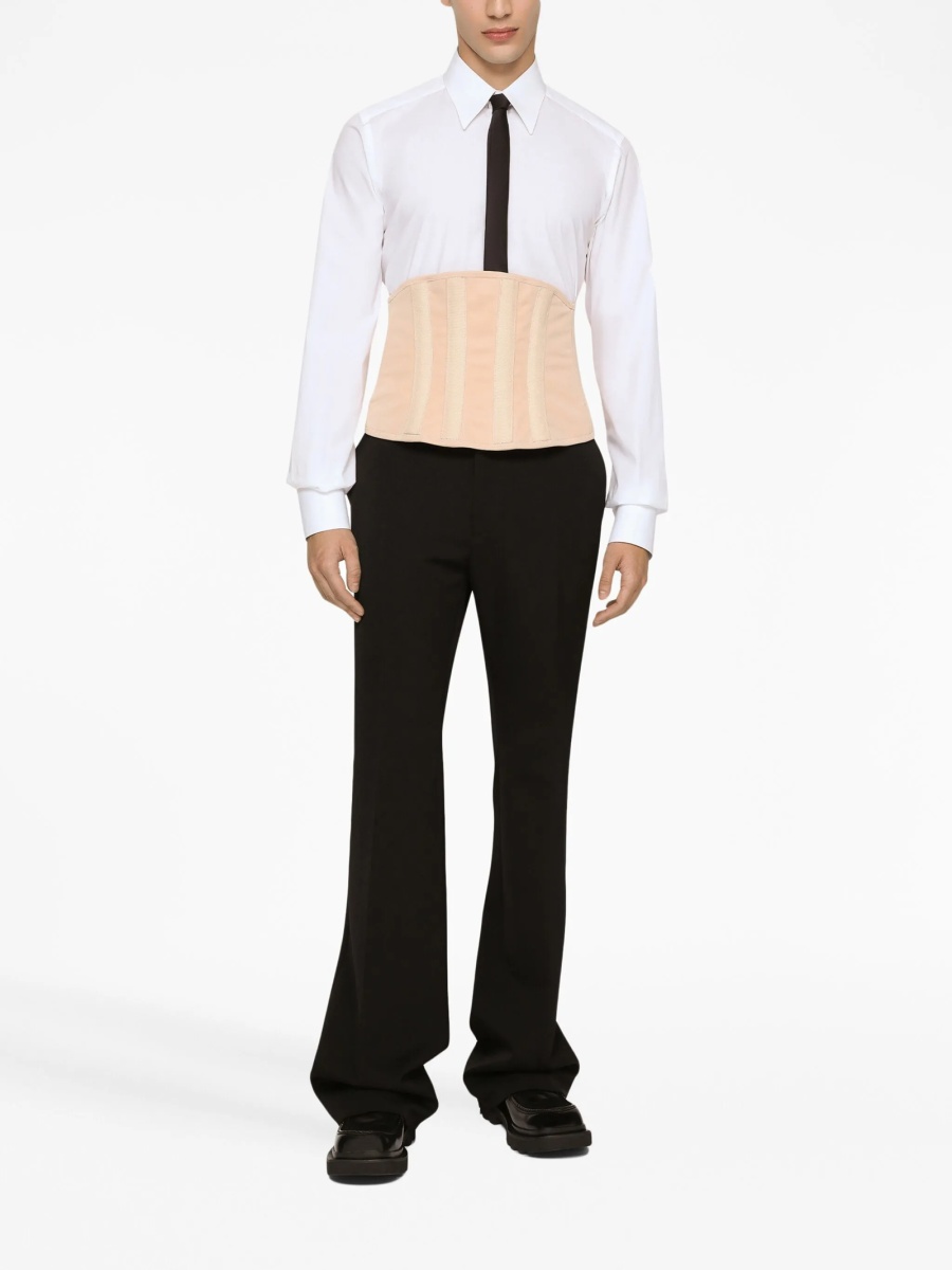 Pantaloni drepti Dolce &amp; Gabbana negri - Img 3